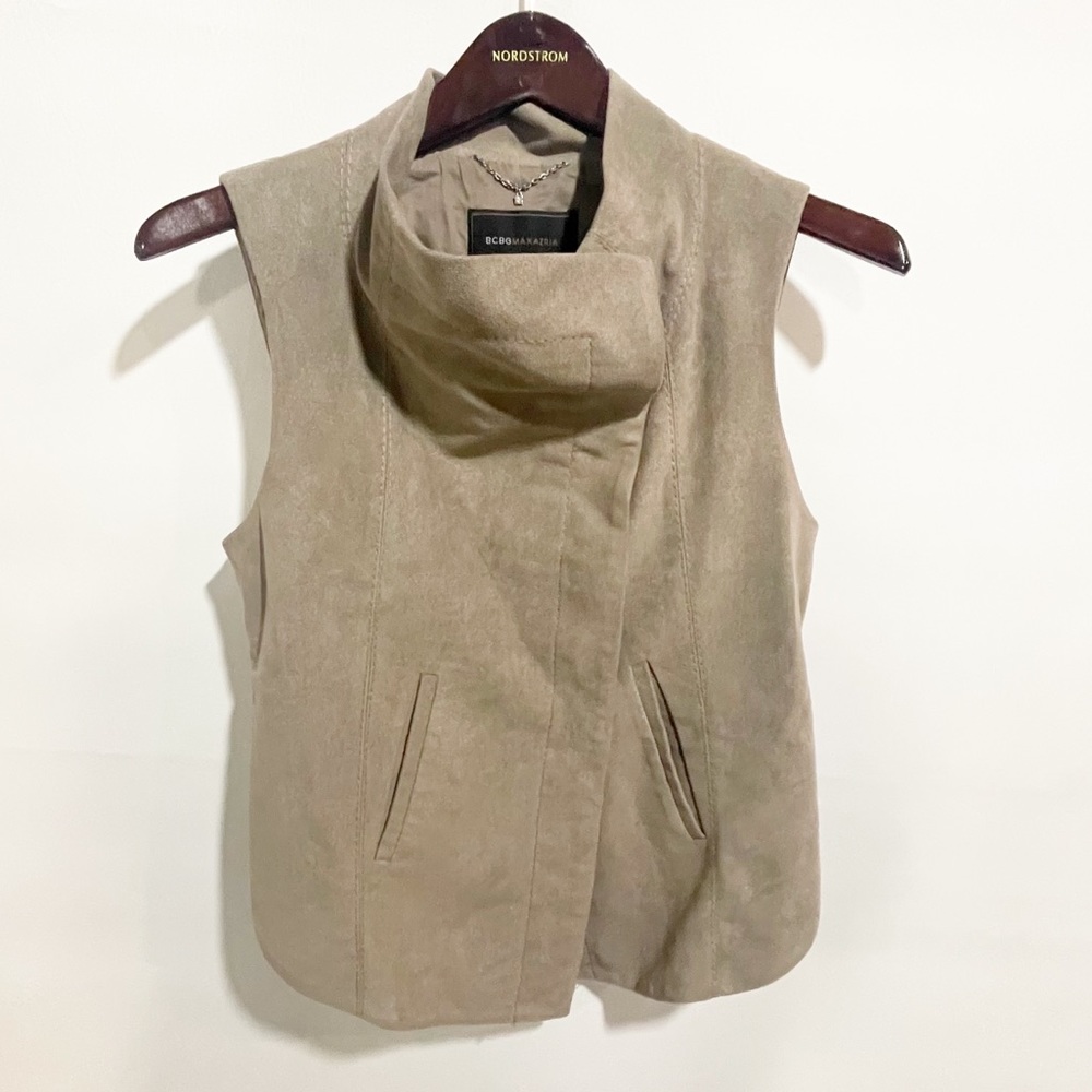 50% off listed price BGBG Faux Suede Vest